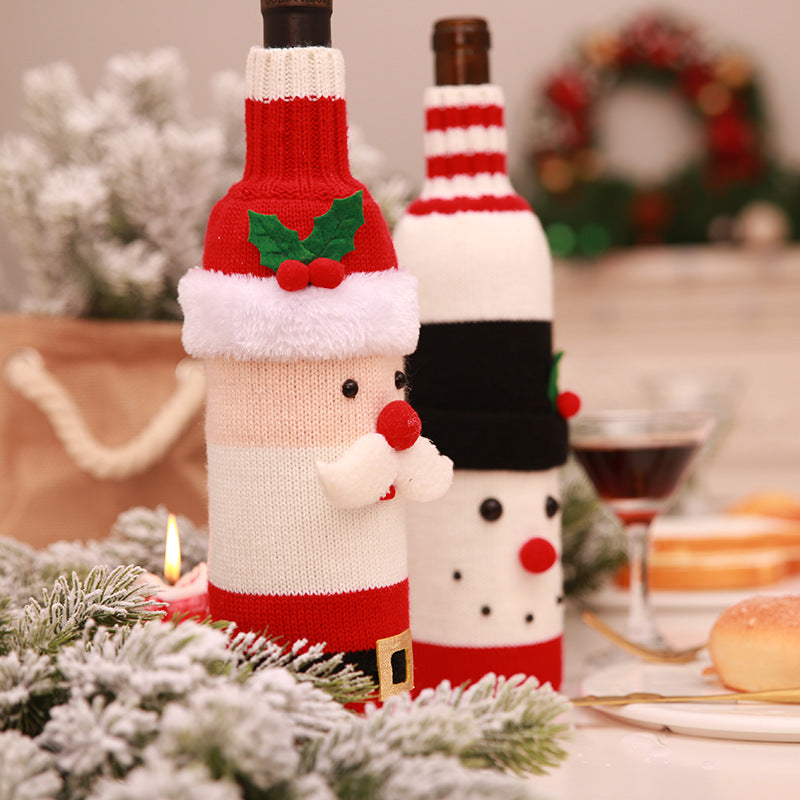 Christmas Wine Bottle Cover