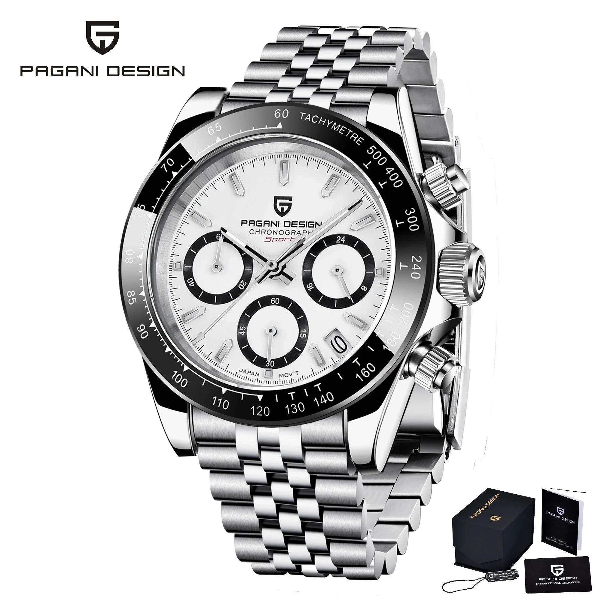 PAGANI DESIGN Quartz Watch Men 2023 Top Brand Automatic Date Wristwatch