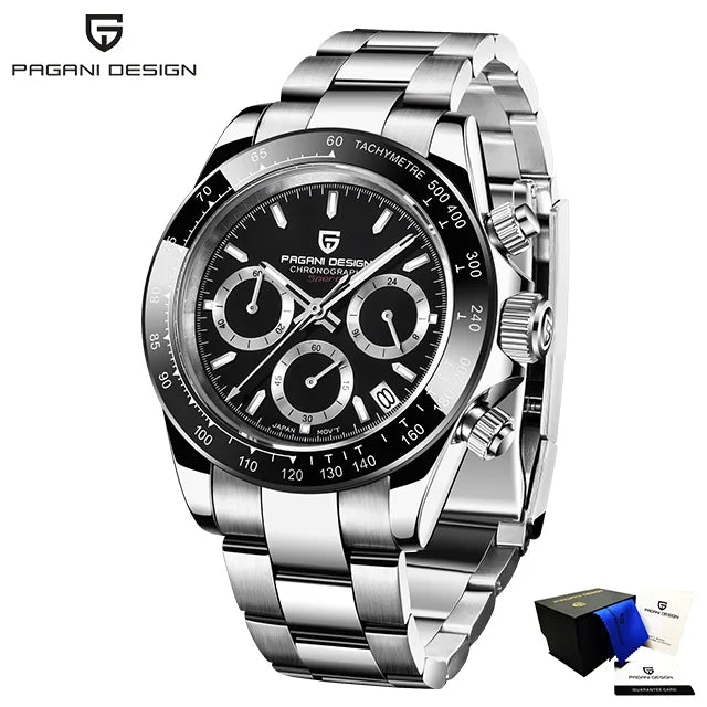 PAGANI DESIGN Quartz Watch Men 2023 Top Brand Automatic Date Wristwatch