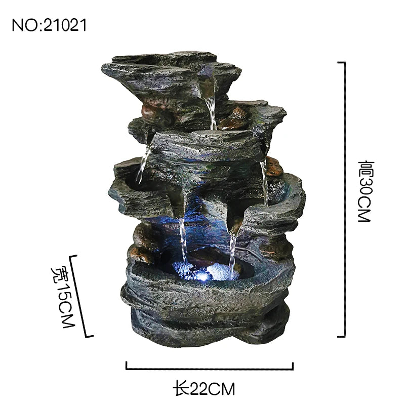 Resin Decorative Fountains Indoor Water Fountains