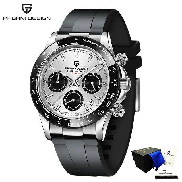 PAGANI DESIGN Quartz Watch Men 2023 Top Brand Automatic Date Wristwatch