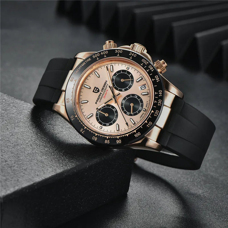 Pagani Design Watch With Sapphire Chronograph