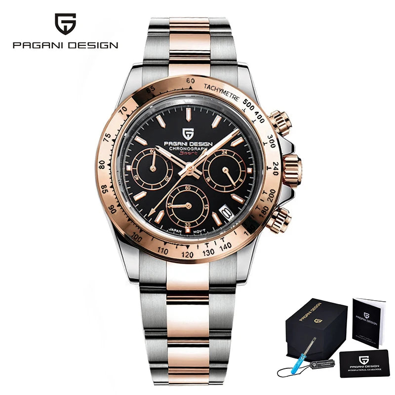 Men's Watches Rose Gold Pagani Design