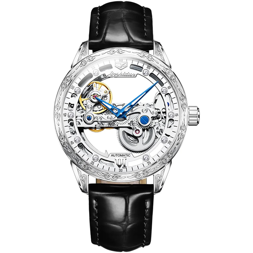 JSDUN Men Mechanical Watch Automatic Movement