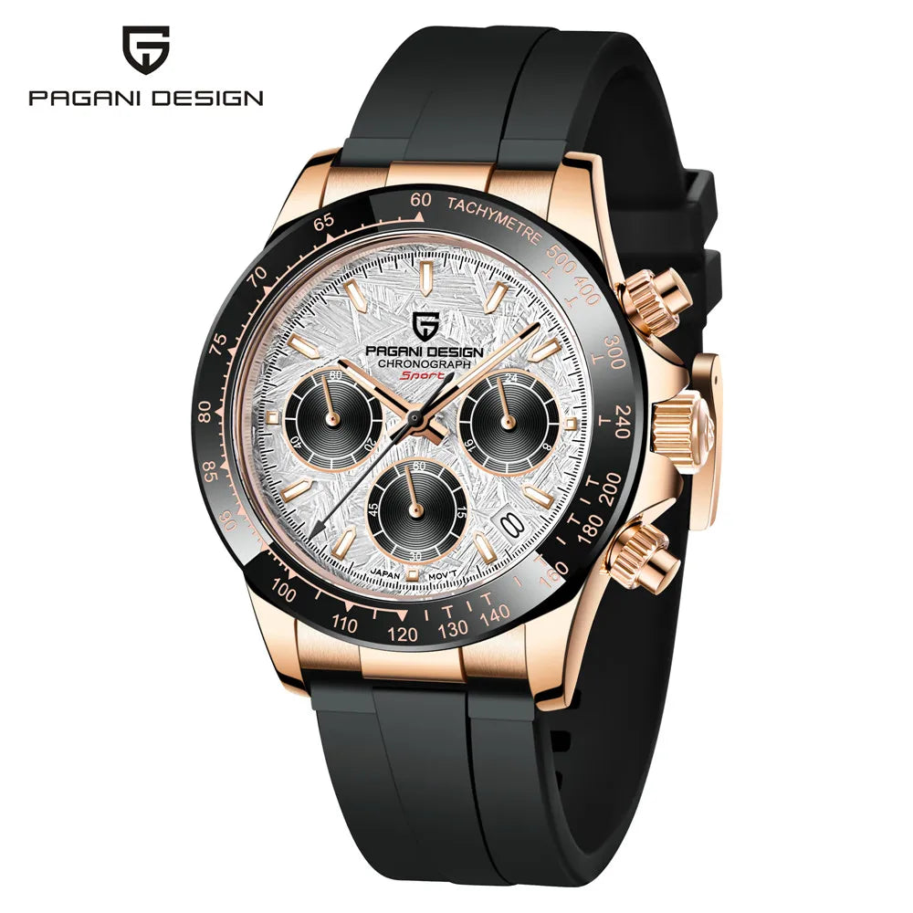 PAGANI DESIGN Quartz Watch Men 2023 Top Brand Automatic Date Wristwatch