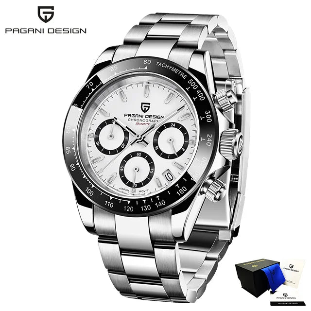 PAGANI DESIGN Quartz Watch Men 2023 Top Brand Automatic Date Wristwatch