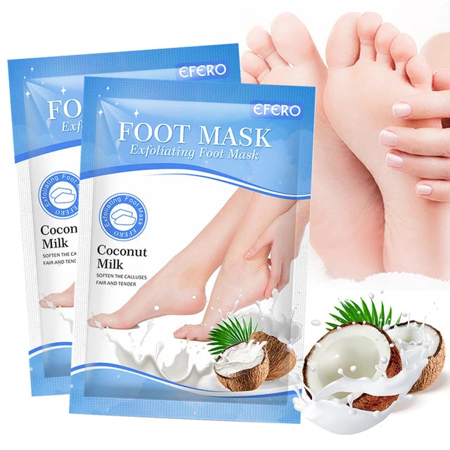 2pair Lavender Tender Foot Mask Peeling Callus Remove Dead Skin