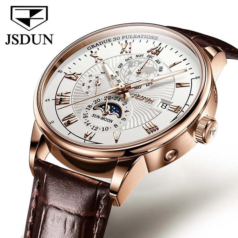 JSDUN Watch For Men Luxury Top Brand Mechanical Wristwatches