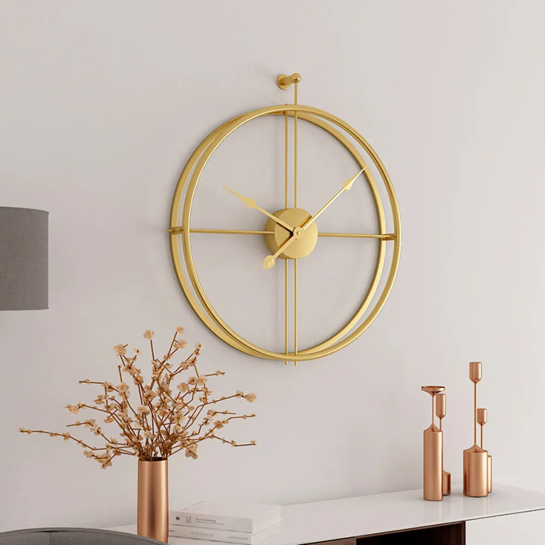 55cm Large Silent Wall Clock Modern Design Clocks