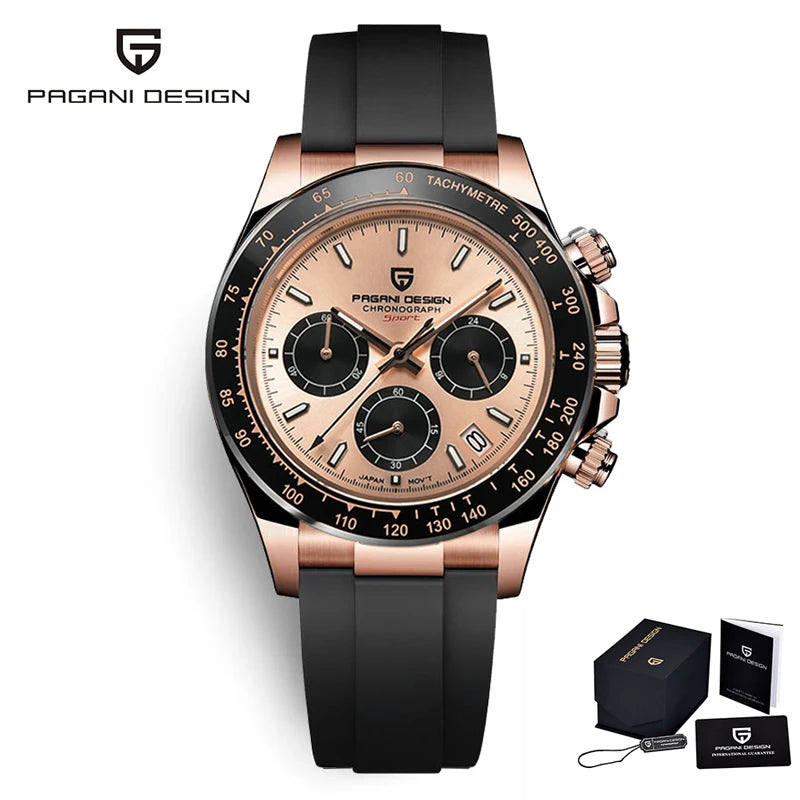 Men's Watches Rose Gold Pagani Design