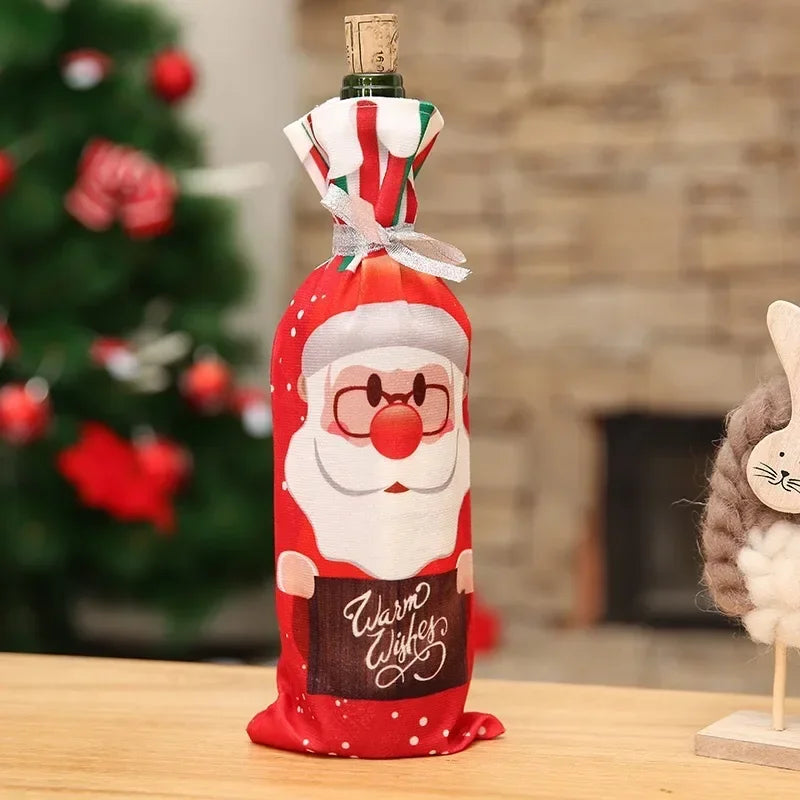 Christmas Wine Bottle Cover