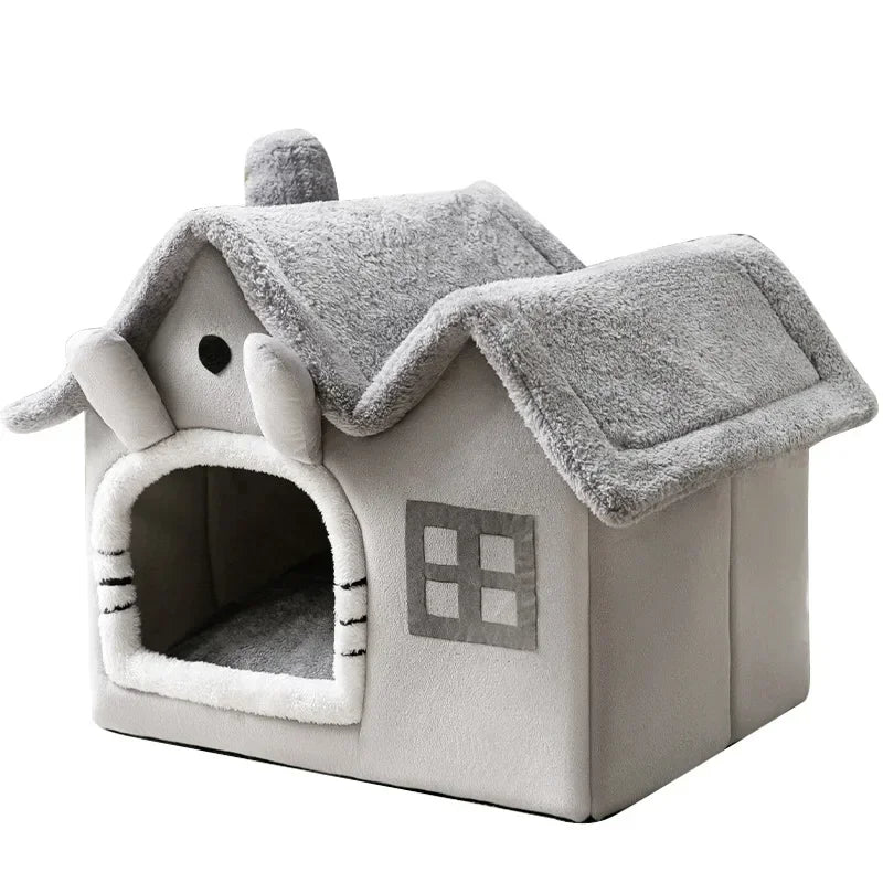 Foldable Dog House Kennel Bed