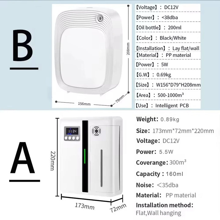 Essential Oils Aroma Diffuser Auto Flavoring Scent Machine