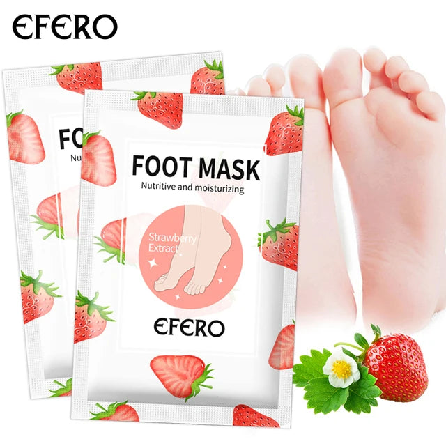 2pair Lavender Tender Foot Mask Peeling Callus Remove Dead Skin