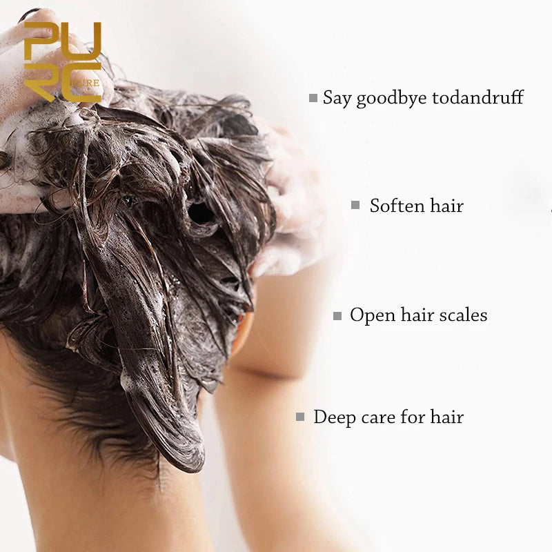 PURC Purifying Shampoo Keratin Hair Teatment Deep Cleaning 300ml Hot Sale Hair Salon Products PURE