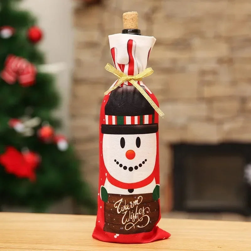 Christmas Wine Bottle Cover