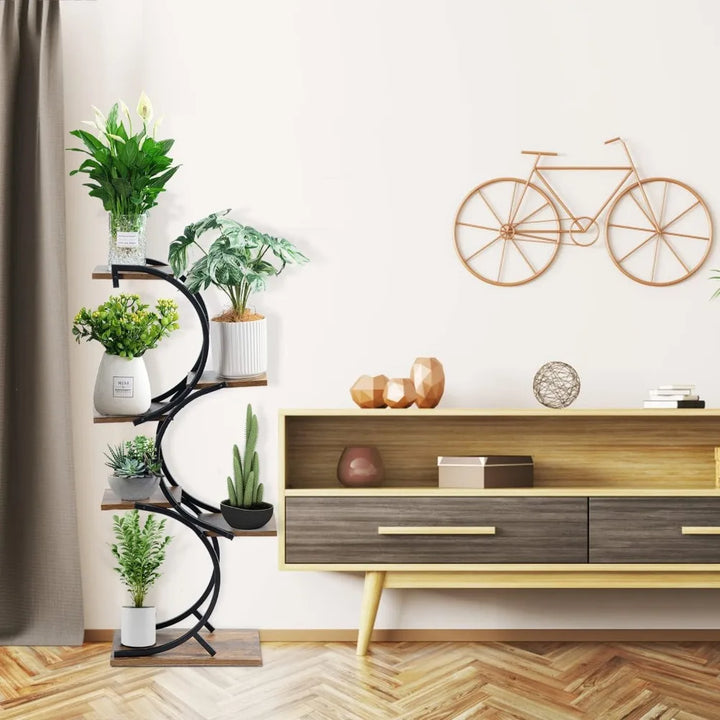 Plant Stand Indoor 6-Tier wrought iron Plant