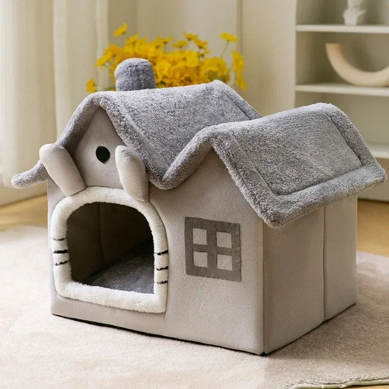 Foldable Dog House Kennel Bed