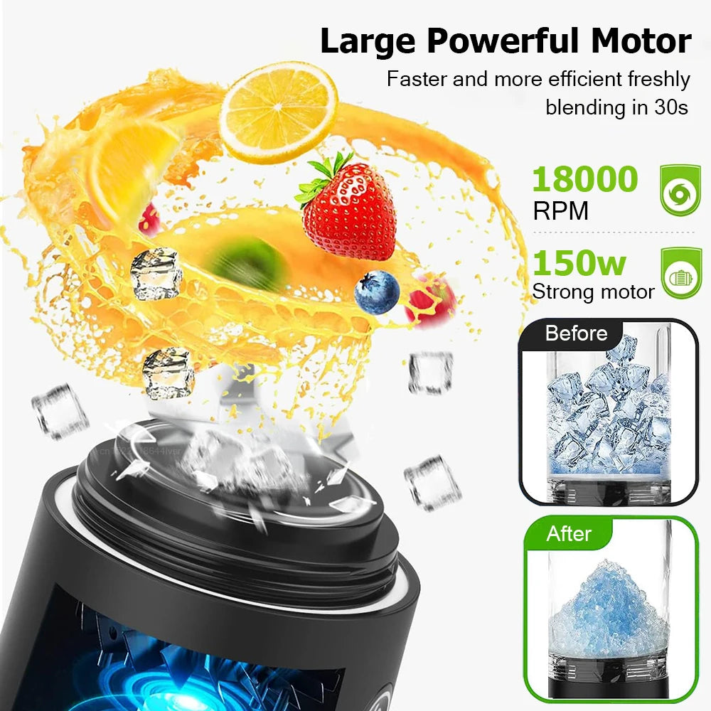 Portable Electric Juicer Fresh Juice Blender