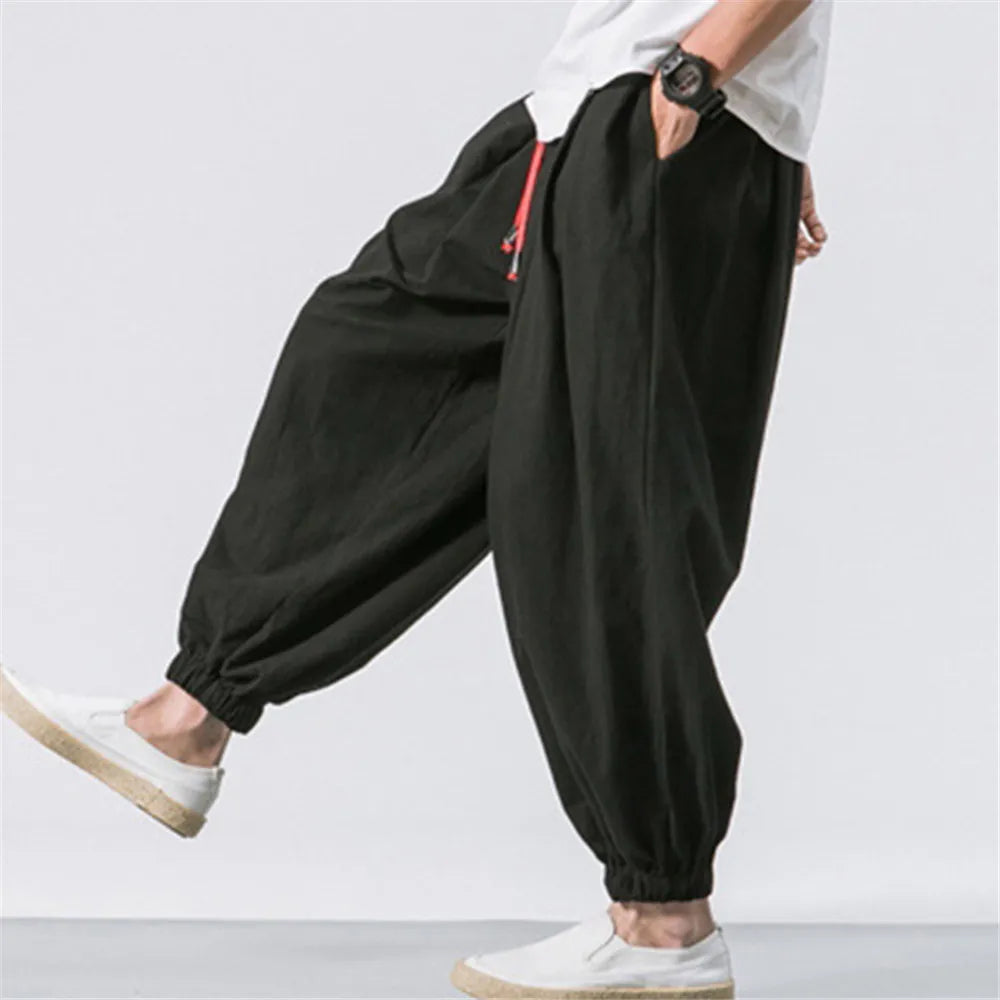 FGKKS New Oversize Men Loose Harem Pants