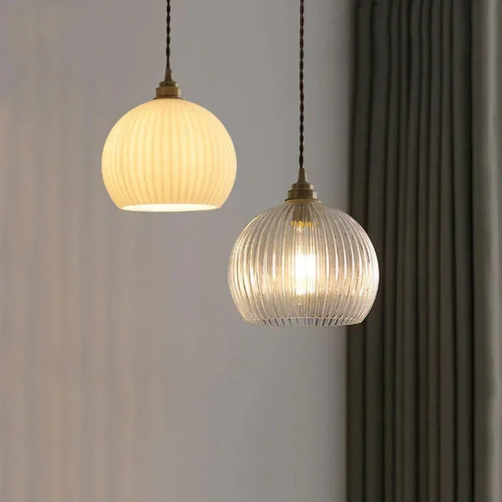 Retro Glass Pendant Light