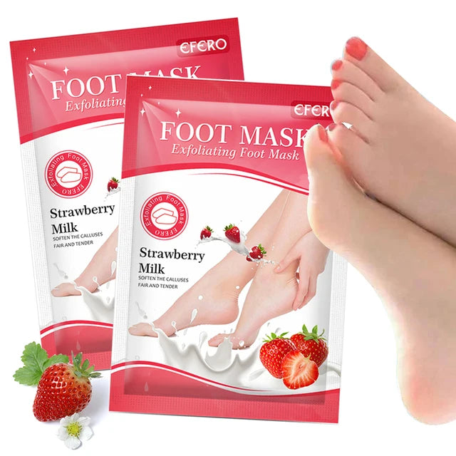 2pair Lavender Tender Foot Mask Peeling Callus Remove Dead Skin