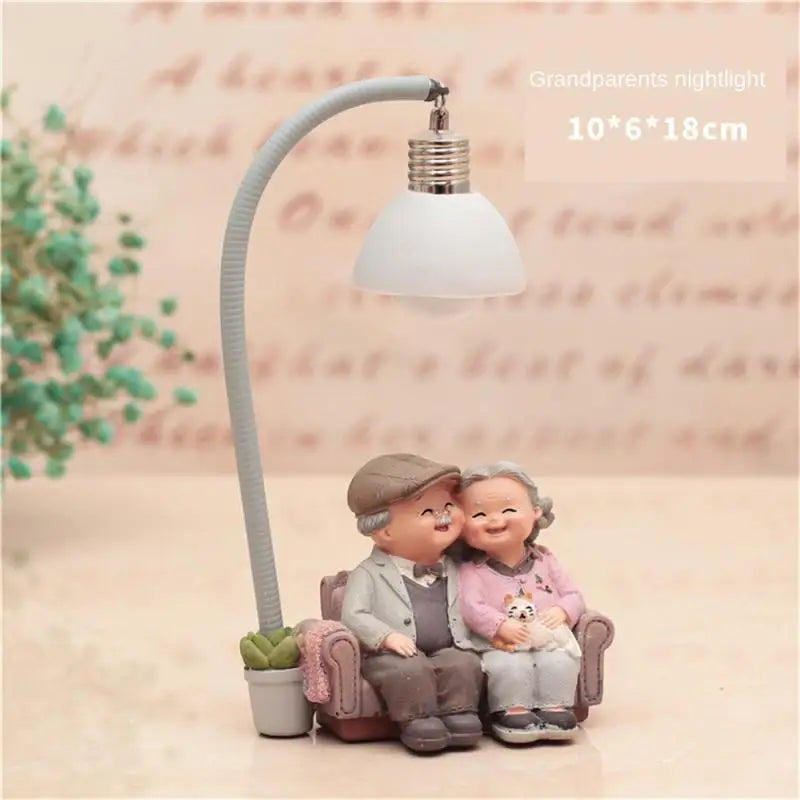 Mini Grandma Grandpa Figures Sweety Lovers