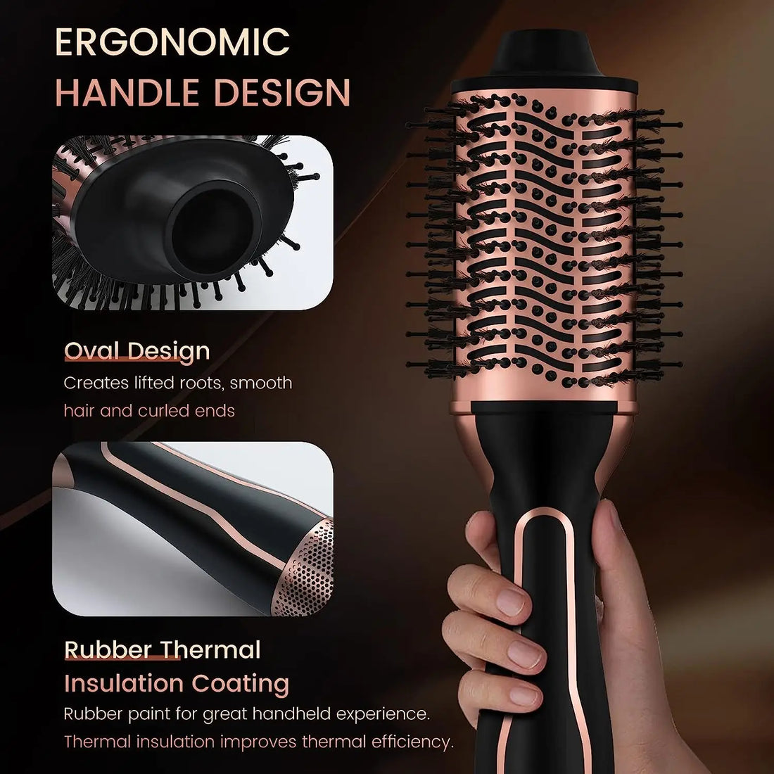 Dual Voltage Hair Dryer Brush