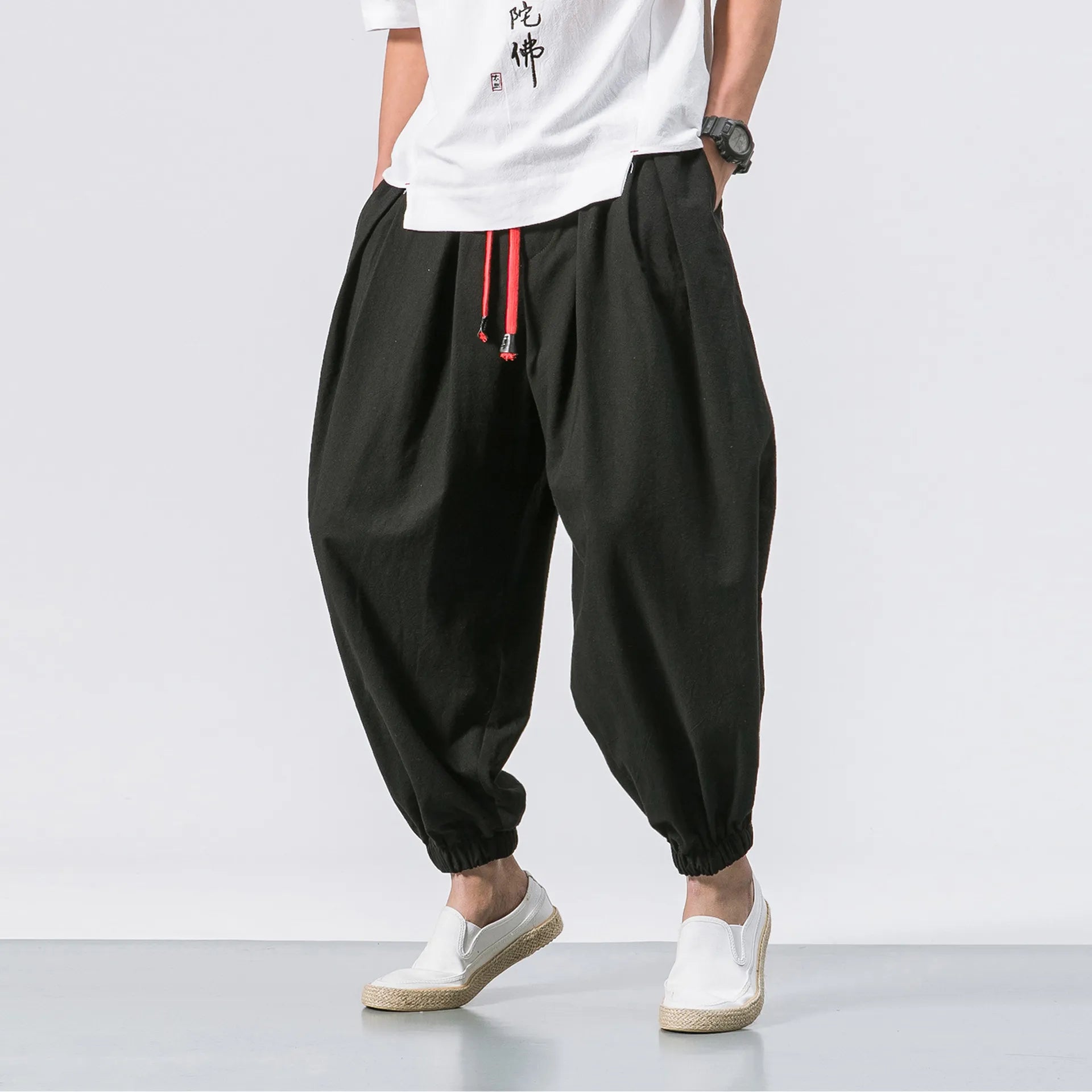 FGKKS New Oversize Men Loose Harem Pants