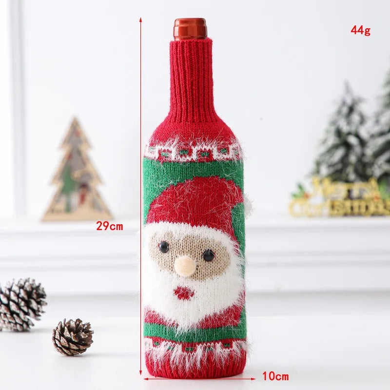 Christmas Wine Bottle Cover