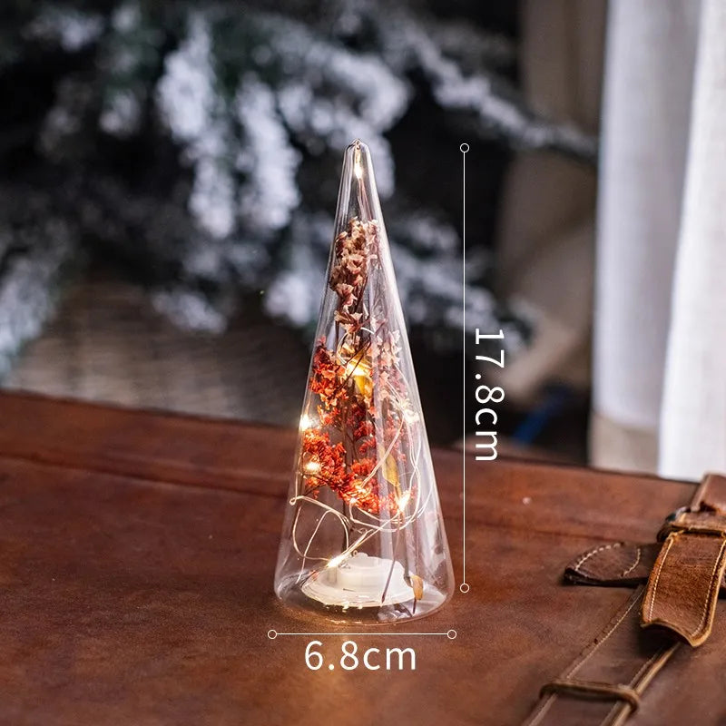 Christmas Tree Glass Lamps