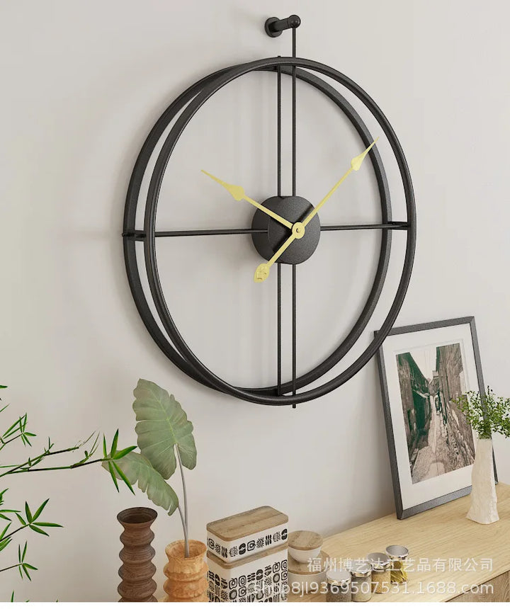 55cm Large Silent Wall Clock Modern Design Clocks