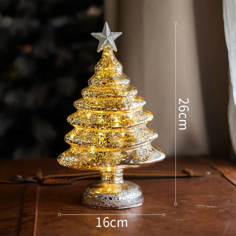 Christmas Tree Glass Lamps