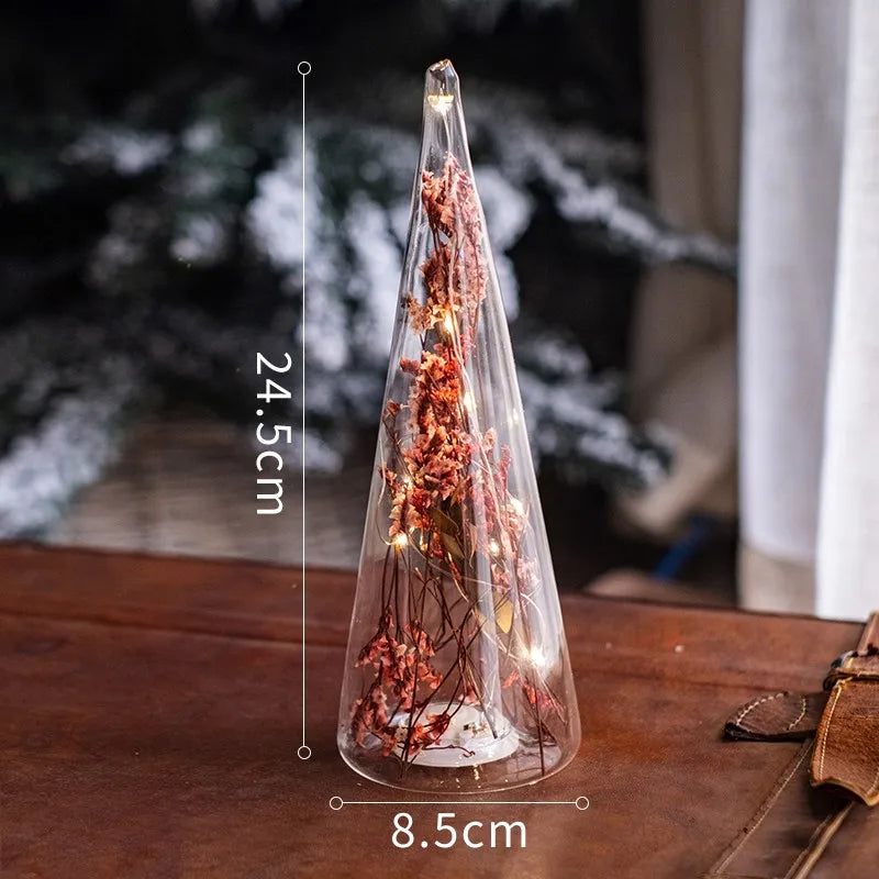 Christmas Tree Glass Lamps