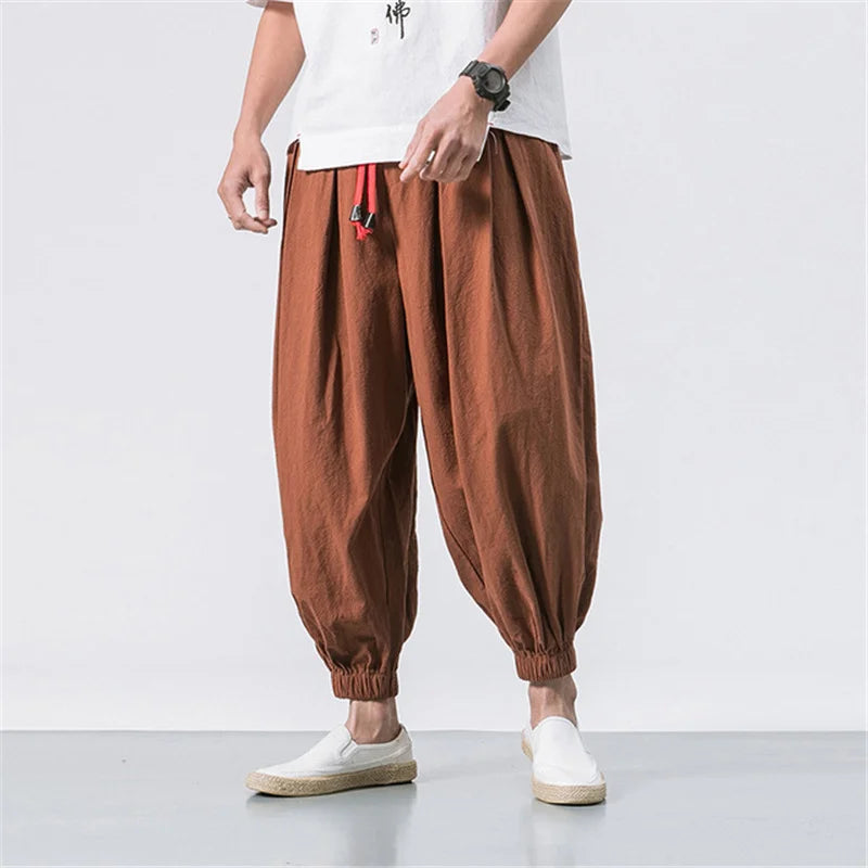 FGKKS New Oversize Men Loose Harem Pants