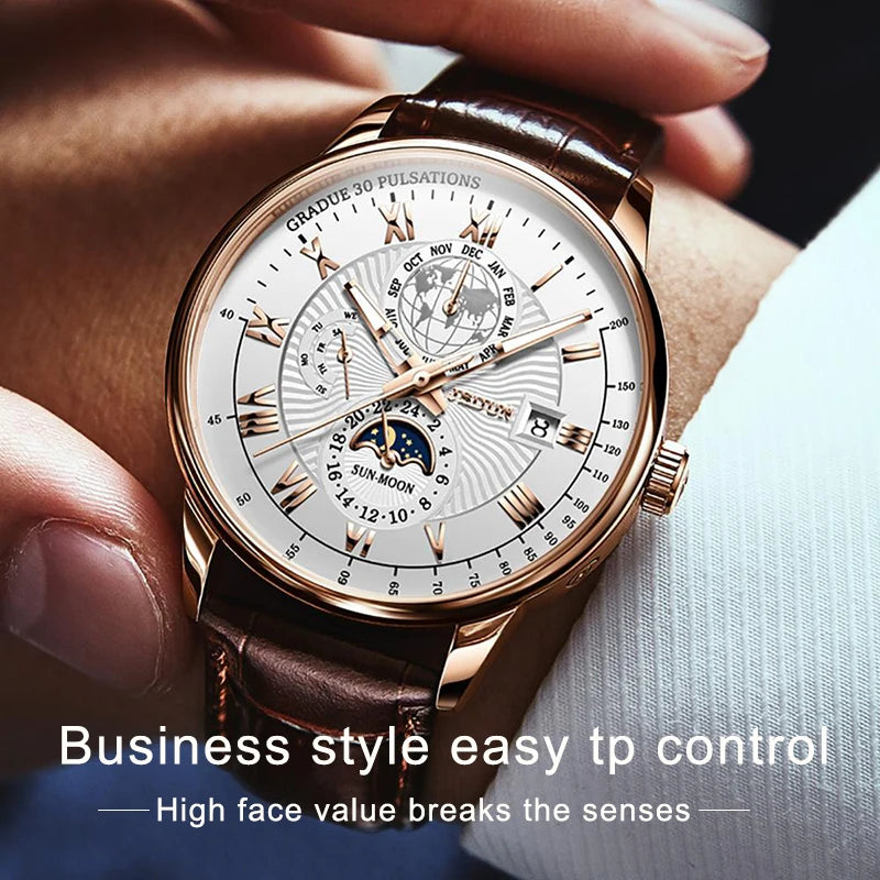 JSDUN Watch For Men Luxury Top Brand Mechanical Wristwatches