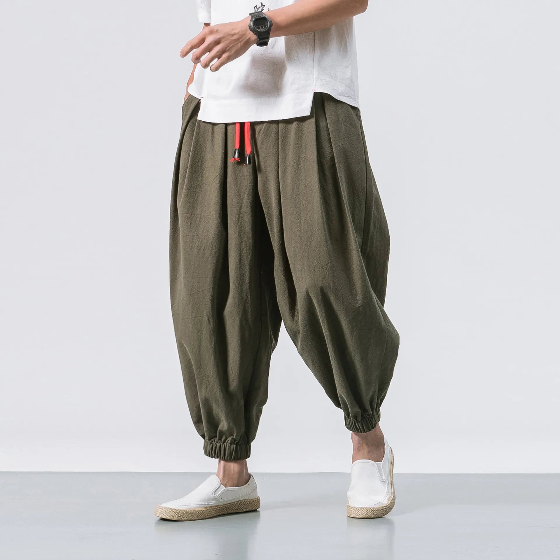 FGKKS New Oversize Men Loose Harem Pants